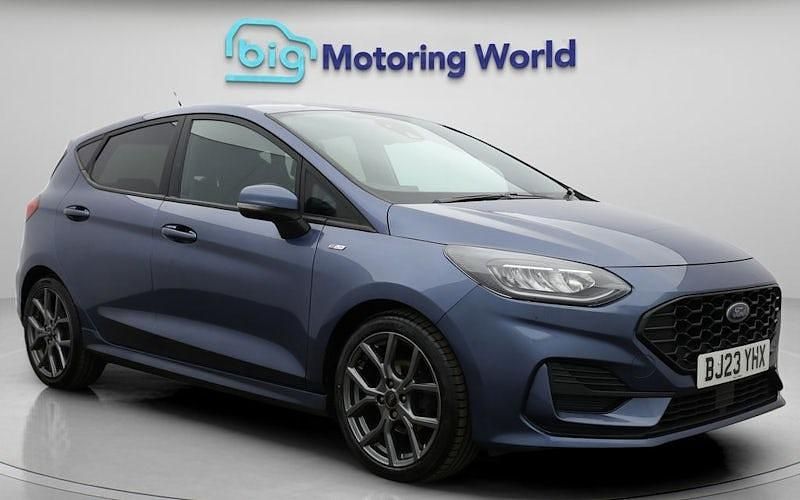 Used Ford Fiesta ST-Line 101 HP (74 kW) 2022 Blue Hatchback