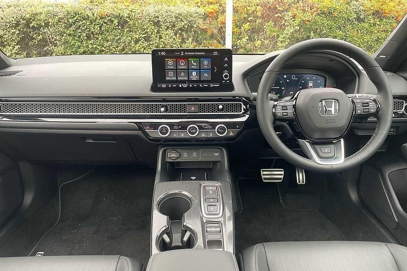 Begagnad Honda Civic Advance 2025 Blå Halvkombi