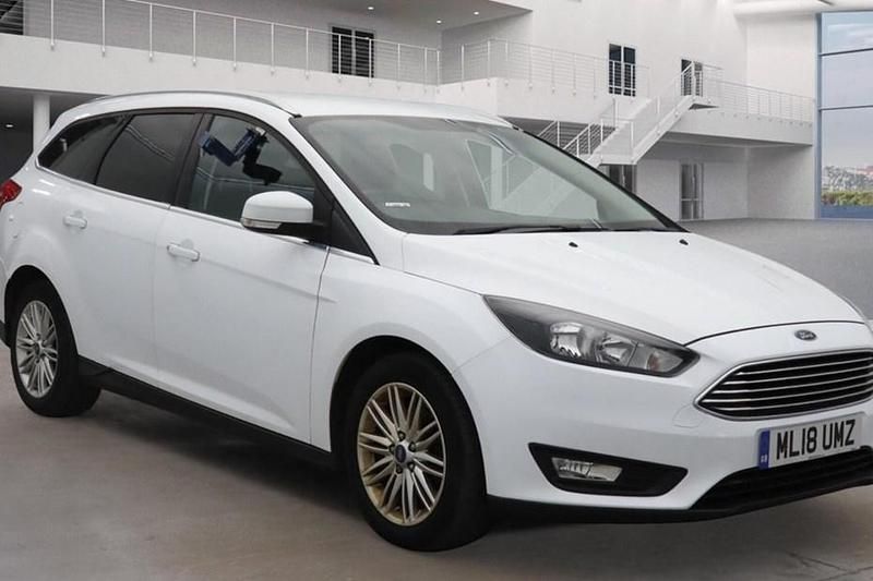 White Used 2018 Ford Focus Zetec Estate | £7,990 (Good price) - Image 1/1