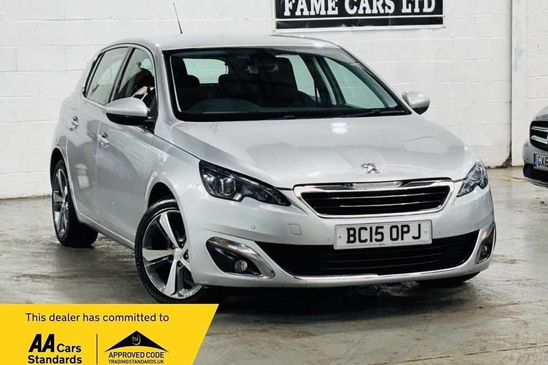Silver Used 2015 Peugeot 308 Allure Hatchback | £6,500 (Fair price) - Image 1/1