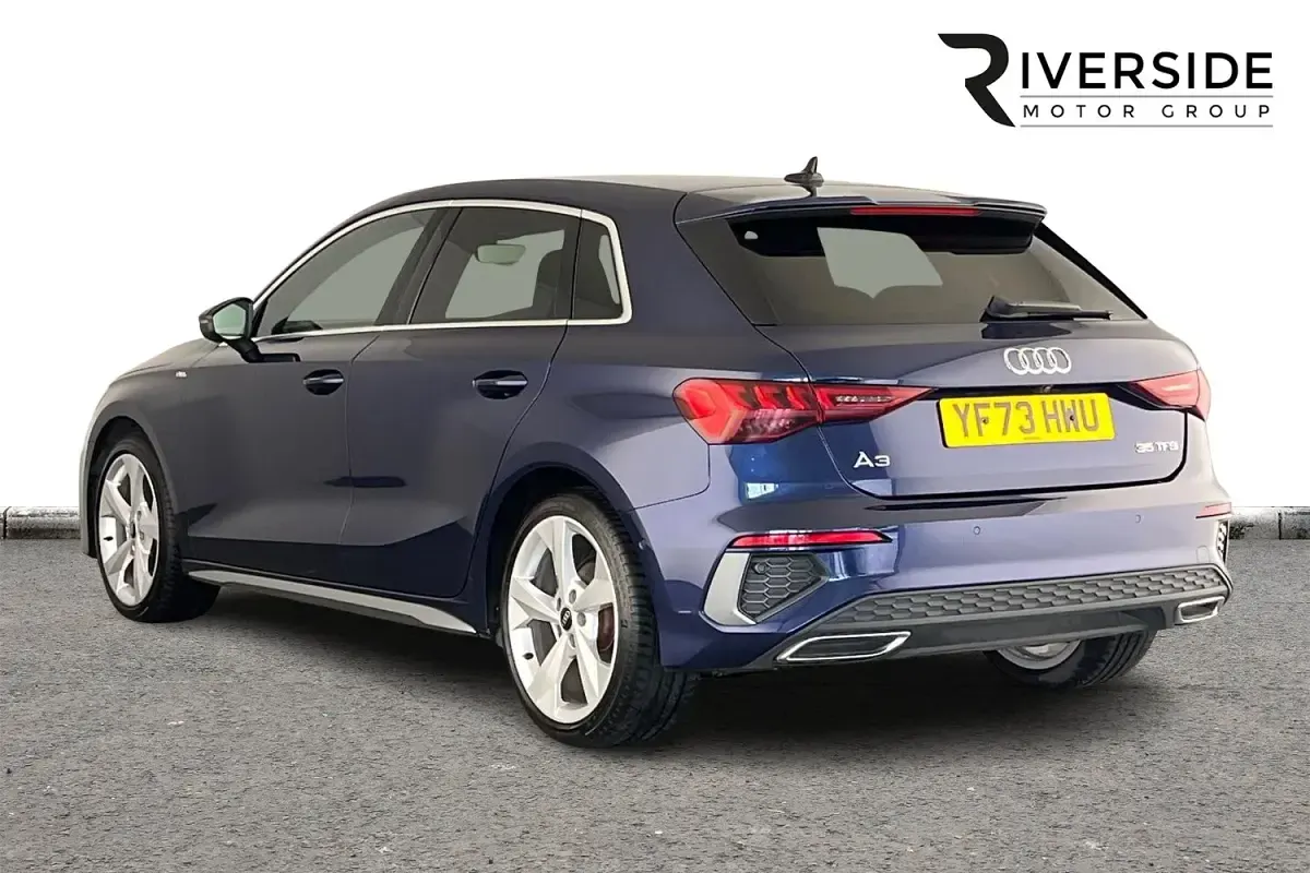 Used Audi A3 Sportback S-Line 150 HP (110 kW) 2023 Blue Hatchback