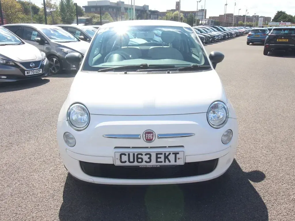 Used Fiat 500 Pop 69 HP (50 kW) 2013 White Hatchback