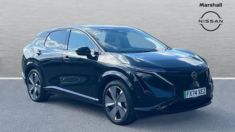 Pearl black pearl Used 2024 Nissan Ariya Evolve SUV | £35,001 (Fair price) - Image 1/4