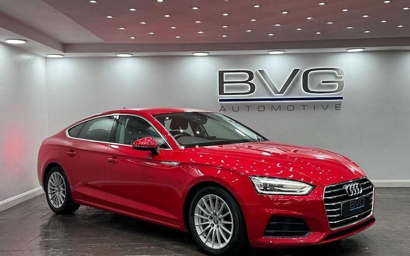 Used Audi A5 Sportback Comfort 190 HP (139 kW) 2017 Red Hatchback