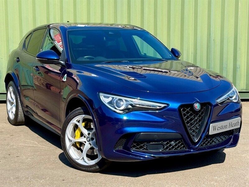 Blue Used 2019 Alfa Romeo Stelvio Quadrifoglio SUV | £34,990 (Good price) - Image 1/4