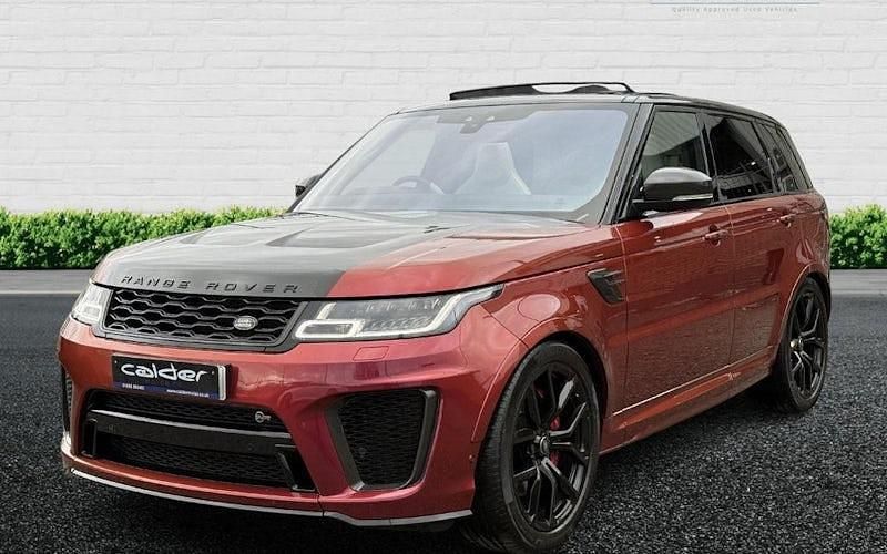 Used Land Rover Range Rover Sport SVR 575 HP (422 kW) 2019 Red SUV
