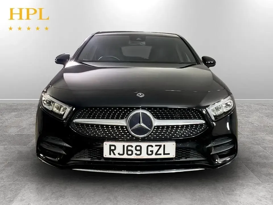 Used Mercedes A200 AMG line 163 HP (119 kW) 2019 Black Hatchback