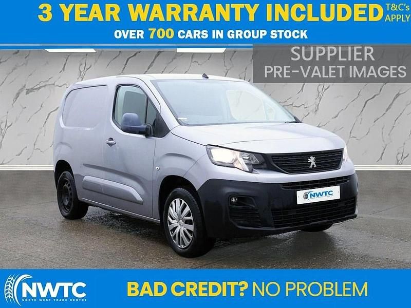 Grey Used 2021 Peugeot Partner Van | £7,500 (Good price) - Image 1/3