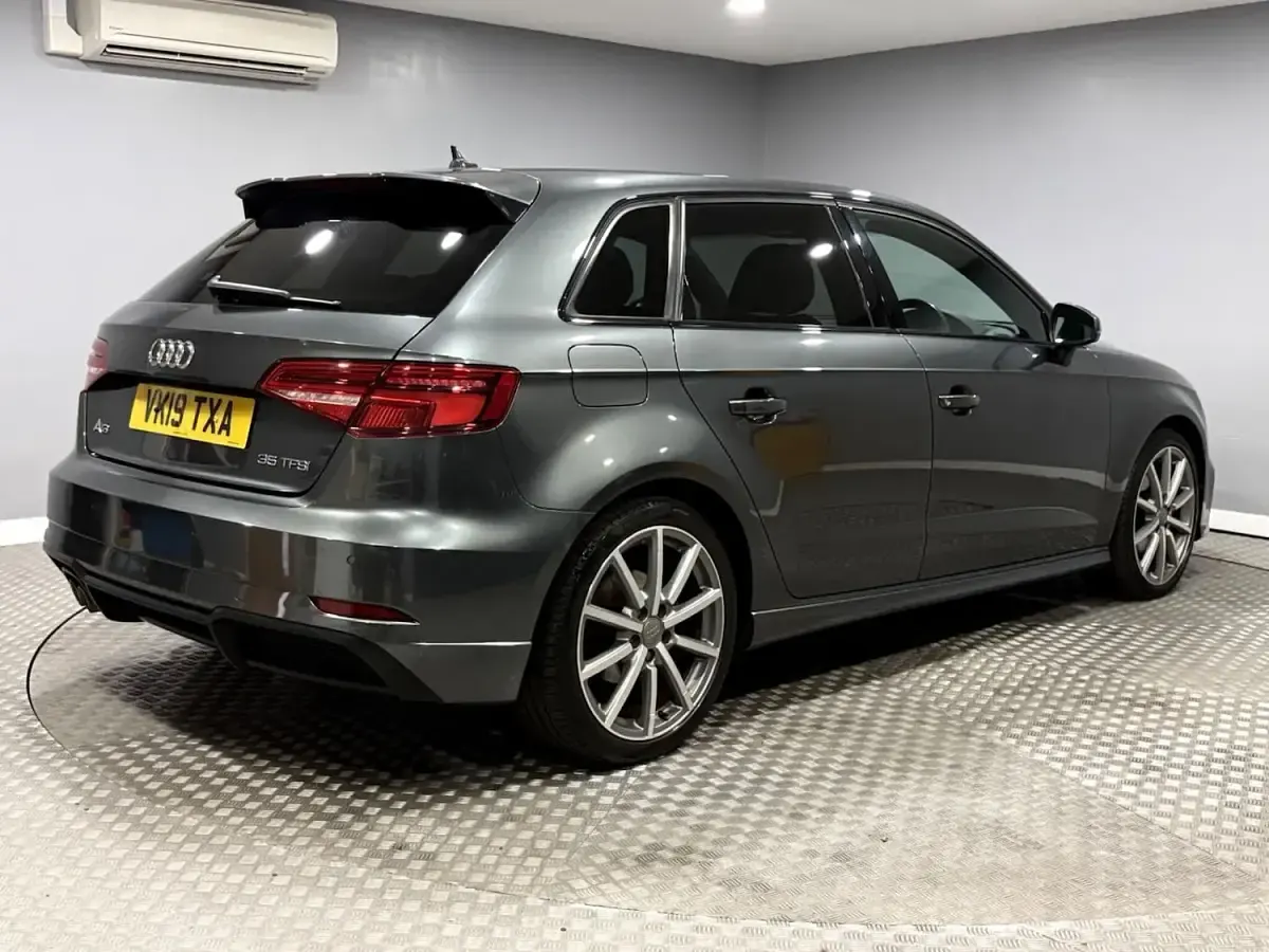 Used Audi A3 Black Edition 150 HP (110 kW) 2019 Grey Sedan