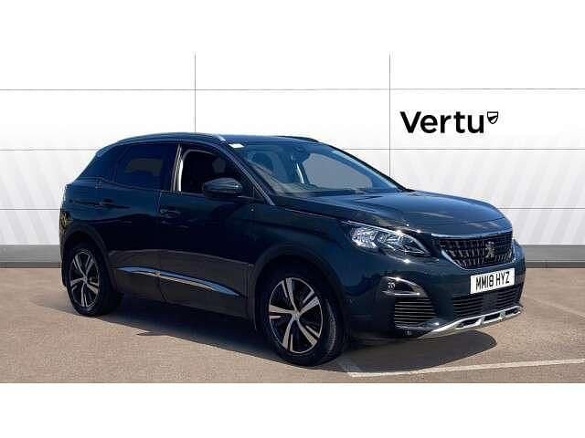Grey Used 2018 Peugeot 3008 Allure SUV | £11,216 (Fair price) - Image 1/4