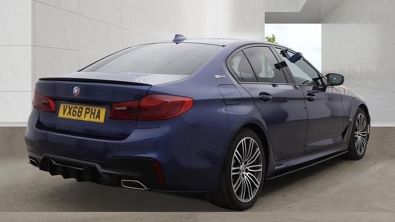 Used BMW 530e M Sport 2018 Blue Sedan