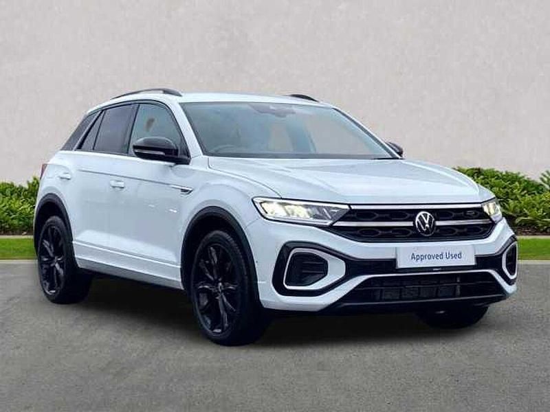 White Used 2022 VW T-Roc R-line SUV | £23,429 (Fair price) - Image 1/4