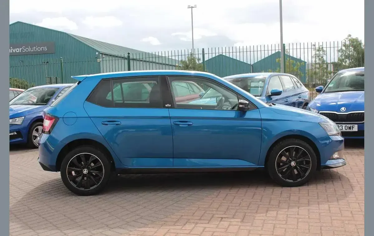 Used Skoda Fabia Monte Carlo 108 HP (79 kW) 2016 Blue Hatchback