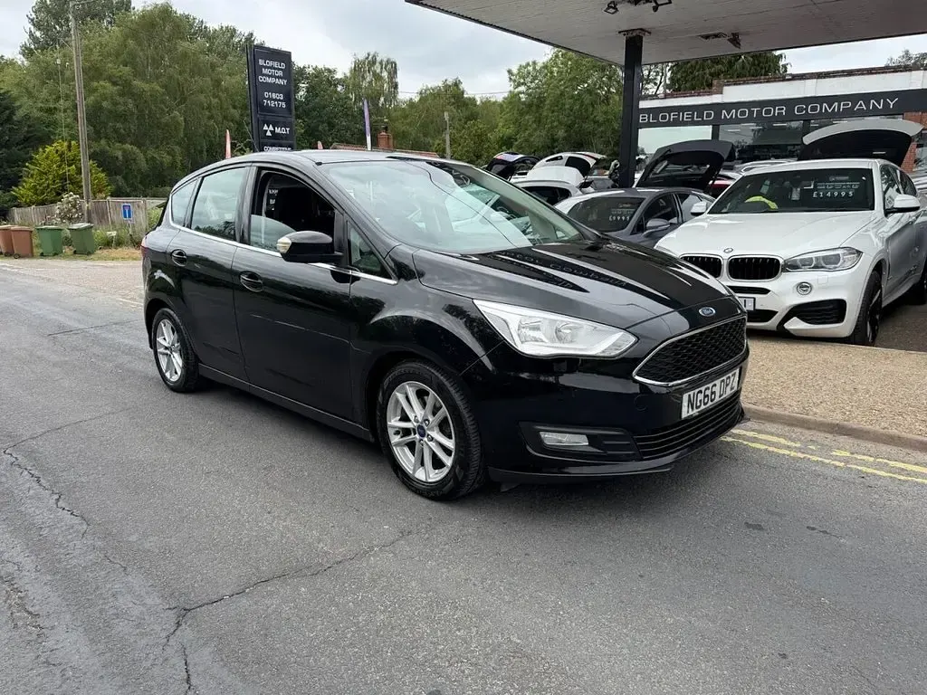 Used Ford C-MAX Zetec 120 HP (88 kW) 2017 Black MPV