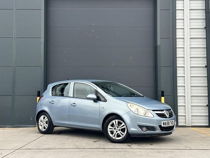 Used Vauxhall Corsa Club 79 HP (58 kW) 2008 Blue Hatchback