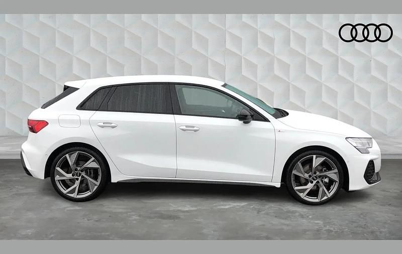 Used Audi A3 Black Edition 147 HP (108 kW) 2025 White Hatchback