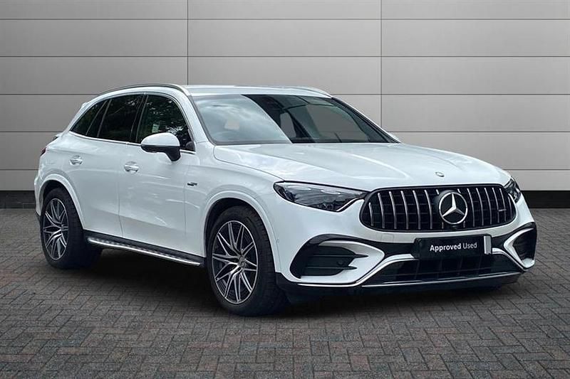 Opalite white bright Used 2024 Mercedes GLC43 AMG Premium Estate | £56,995 - Image 1/4