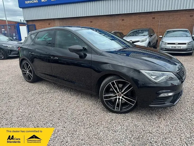 Used Seat Leon CUPRA 290 HP (213 kW) 2019 Black Hatchback