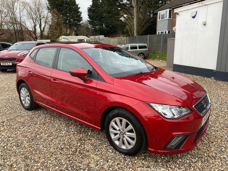 Used Seat Ibiza SE Technology 75 HP (55 kW) 2018 Red Hatchback