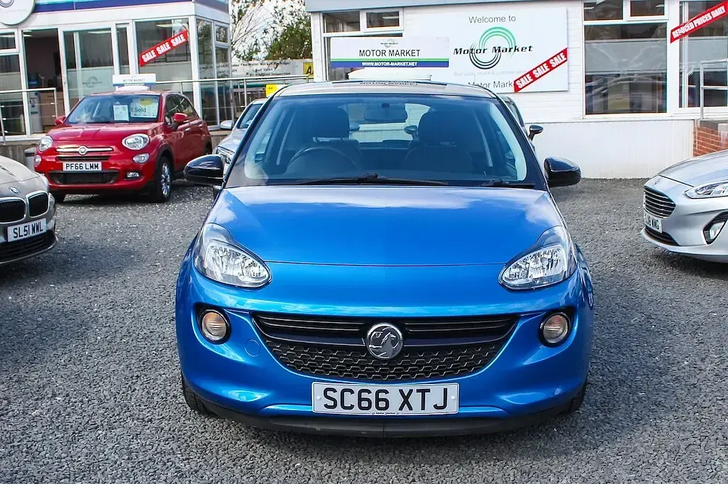 Used Vauxhall Adam S 70 HP (51 kW) 2016 Blue Hatchback