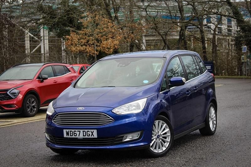 Used Ford Grand C-Max Titanium 120 HP (88 kW) 2018 Blue MPV
