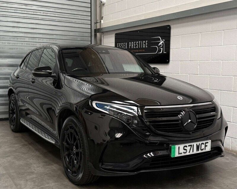 Black Used 2021 Mercedes EQC400 AMG line SUV | £20,408 (Super price) - Image 1/4
