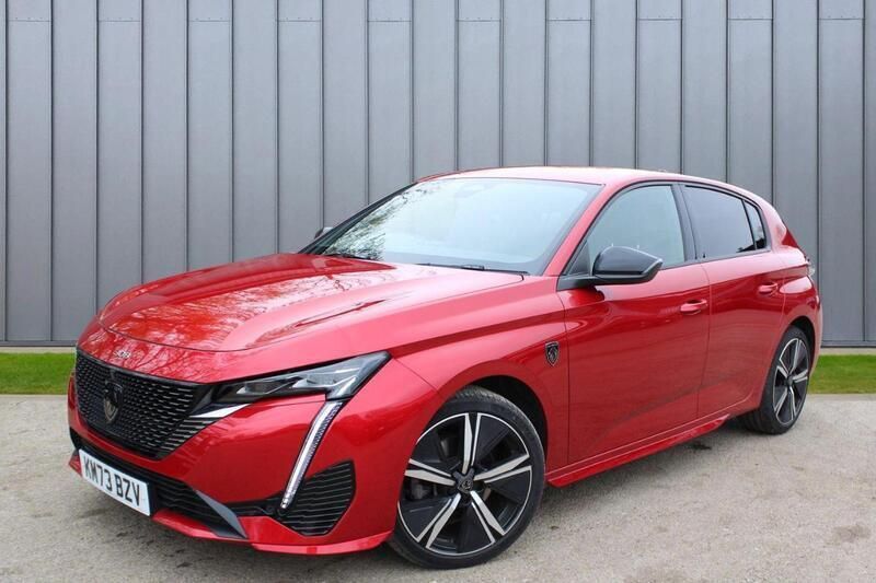 Red Used 2023 Peugeot 308 GT Hatchback | £20,489 (Fair price) - Image 1/4