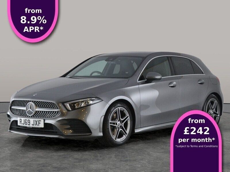 Grey Used 2019 Mercedes A200 AMG line Hatchback | £16,811 (Fair price) - Image 1/3