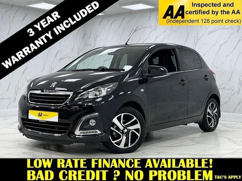 Black Used 2019 Peugeot 108 Allure Hatchback | £11,000 (Fair price) - Image 1/2