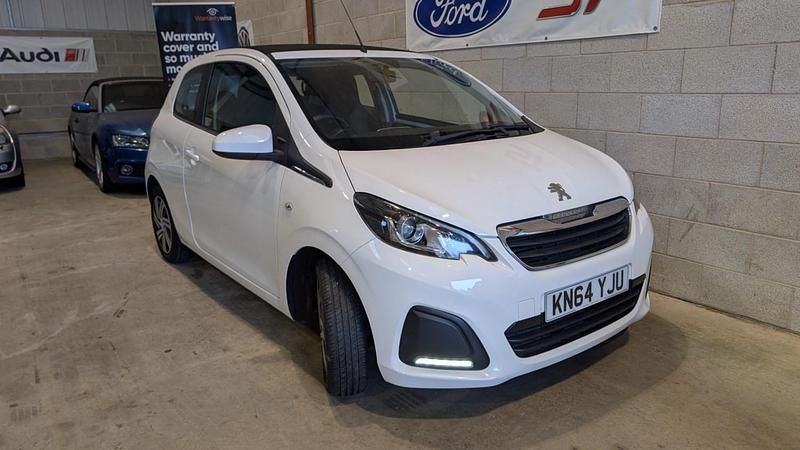 White Used 2014 Peugeot 108 Active Hatchback | £4,895 (A bit pricey) - Image 1/4