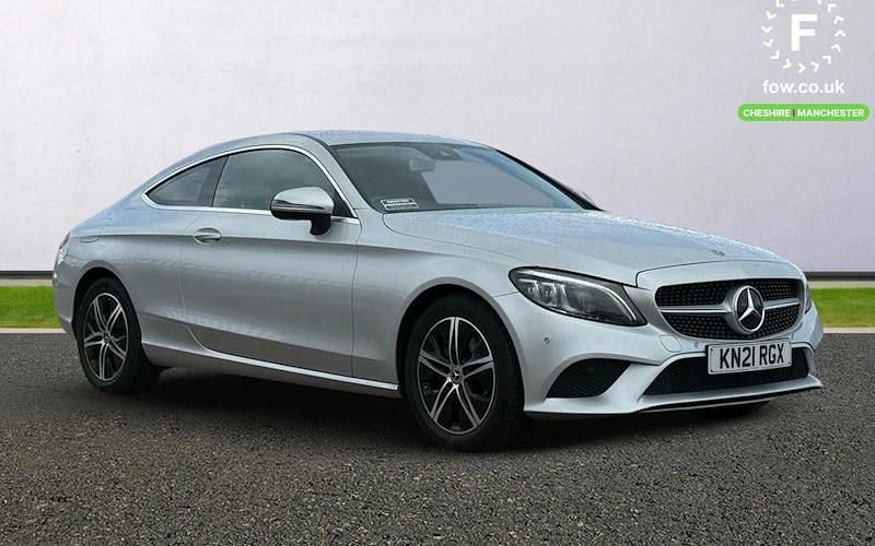 Silver Used 2020 Mercedes C180 Active Coupe | £22,399 (Fair price) - Image 1/4