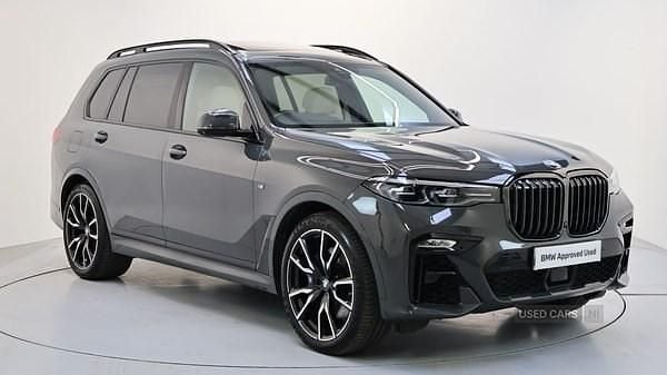 Grey Used 2022 BMW X7 M Sport SUV | £53,950 (Good price) - Image 1/4