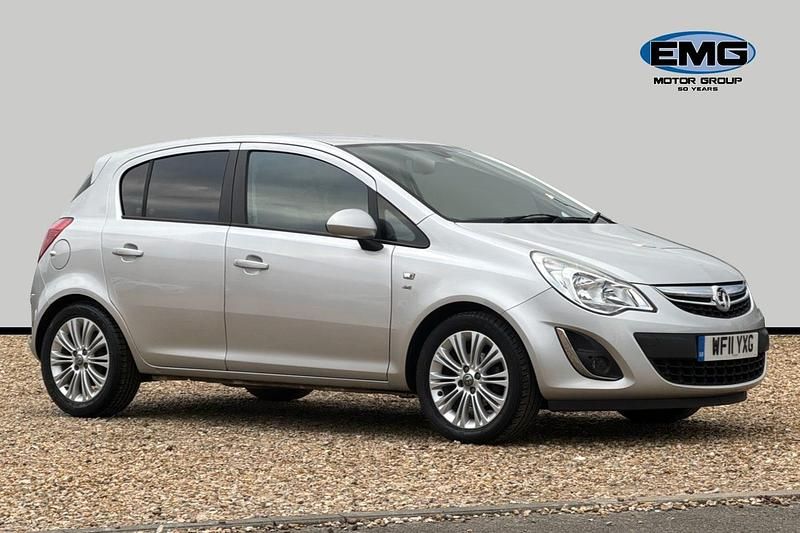 Used Vauxhall Corsa 90 HP (66 kW) 2011 Silver Hatchback