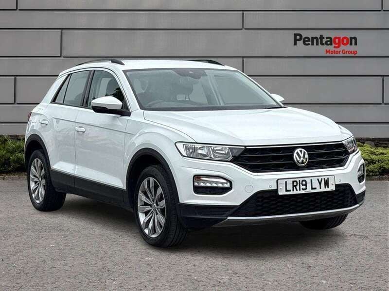White Used 2019 VW T-Roc SE SUV | £13,950 (Good price) - Image 1/4