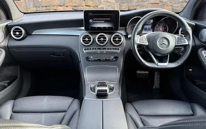 Used Mercedes GLC220 AMG line 170 HP (125 kW) 2018 Black SUV