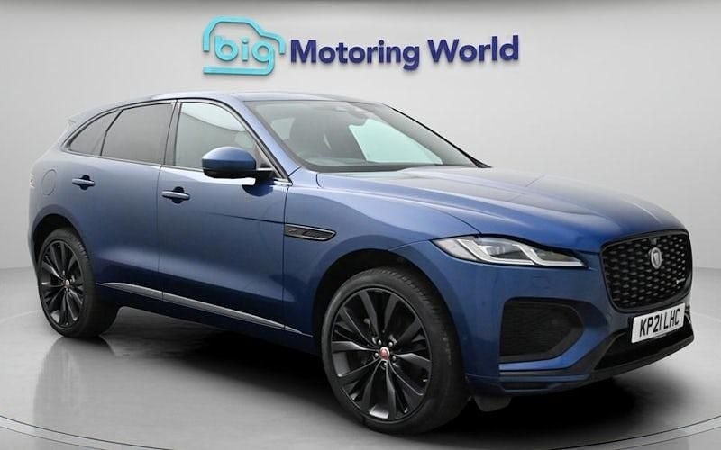 Used Jaguar F-Pace R-Dynamic 204 HP (150 kW) 2021 Blue SUV