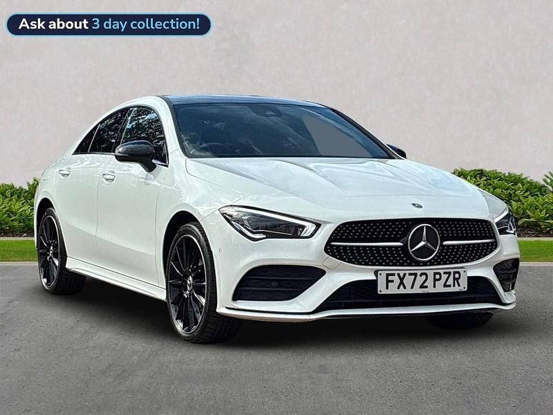 White Used 2022 Mercedes CLA250e AMG Line Premium Plus Sedan | £28,699 (Fair price) - Image 1/4