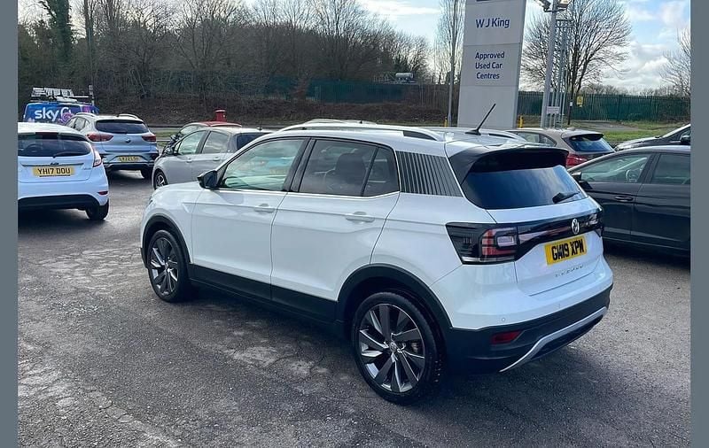 Used VW T-Cross Edition 115 HP (84 kW) 2019 White SUV