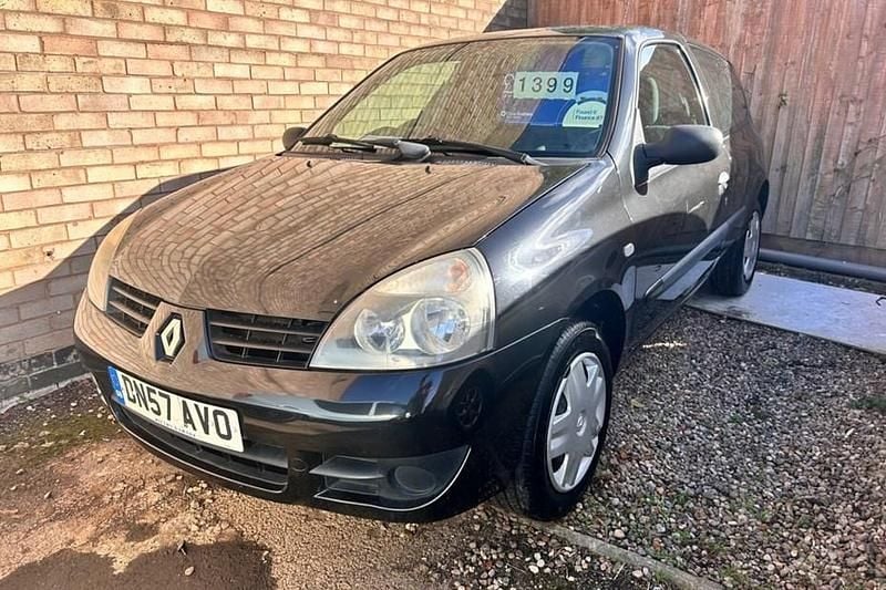 Black Used 2007 Renault Clio II Campus Hatchback | £1,399 (Fair price) - Image 1/1