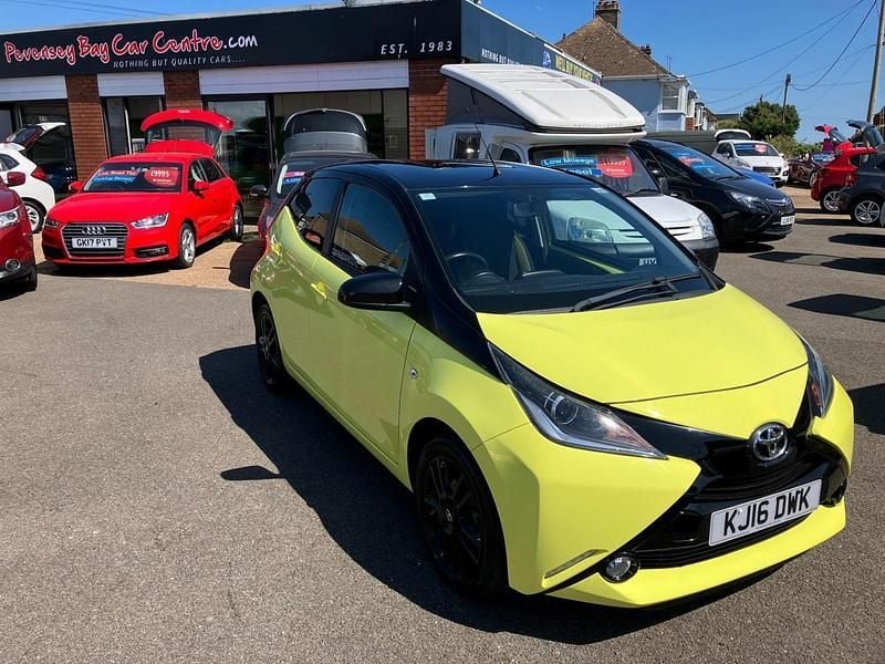Yellow Used 2016 Toyota Aygo X-cite Hatchback | £7,995 (Fair price) - Image 1/4