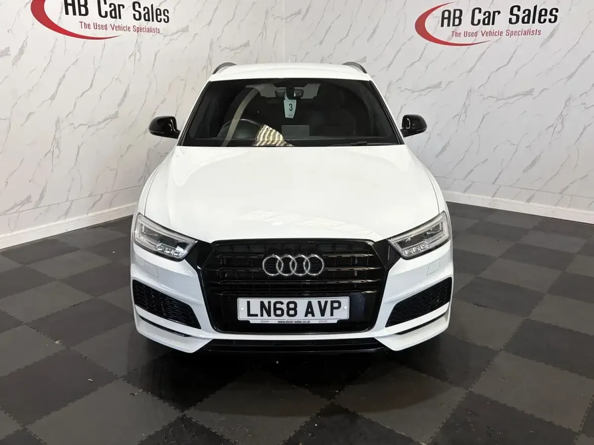 Used Audi Q3 Black Edition 150 HP (110 kW) 2018 White SUV
