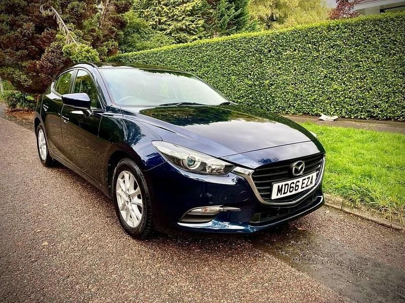 Blue Used 2017 Mazda 3 Hatchback | £6,350 (Fair price) - Image 1/4