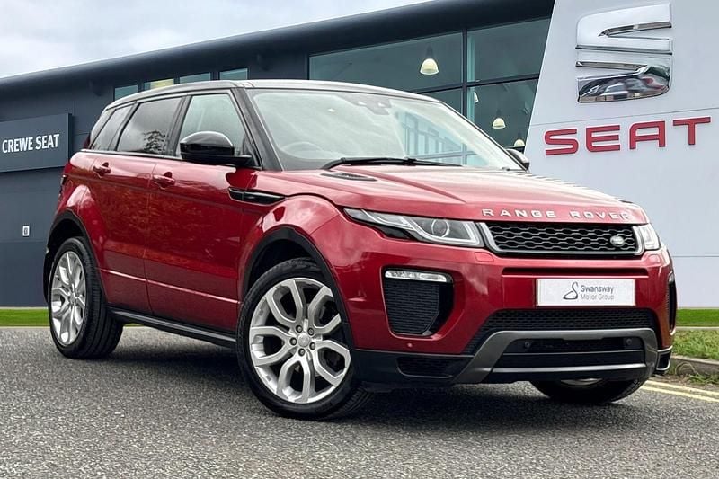 Red Used 2017 Land Rover Range Rover evoque HSE Dynamic SUV | £11,790 (Good price) - Image 1/4