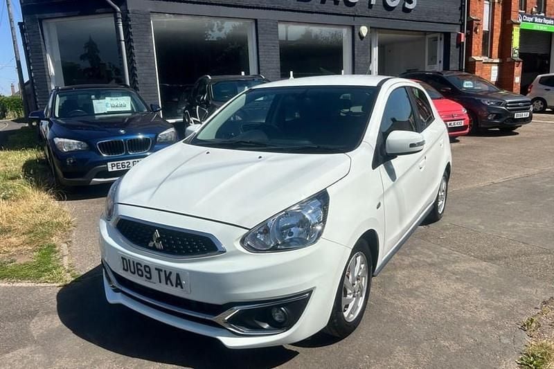 White Used 2019 Mitsubishi Mirage Hatchback | £4,695 (Good price) - Image 1/1