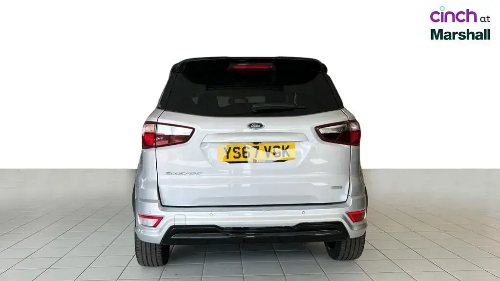 Used Ford Ecosport ST-Line 125 HP (91 kW) 2017 Silver SUV