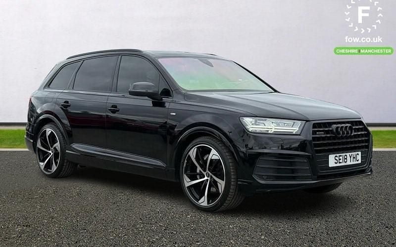 Black Used 2018 Audi Q7 Black Edition SUV | £29,899 (Fair price) - Image 1/4