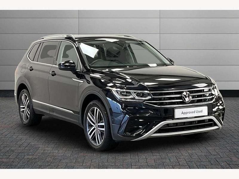 Black Used 2023 VW Tiguan Allspace Elegance SUV | £30,490 (Fair price) - Image 1/4