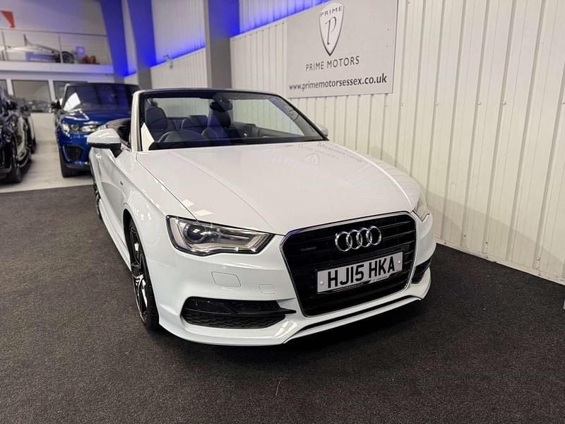 Used Audi A3 Cabriolet S-Line 2015 White Cabriolet