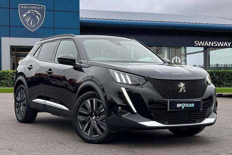 Black Used 2022 Peugeot e-2008 Premium SUV | £16,250 (Fair price) - Image 1/4