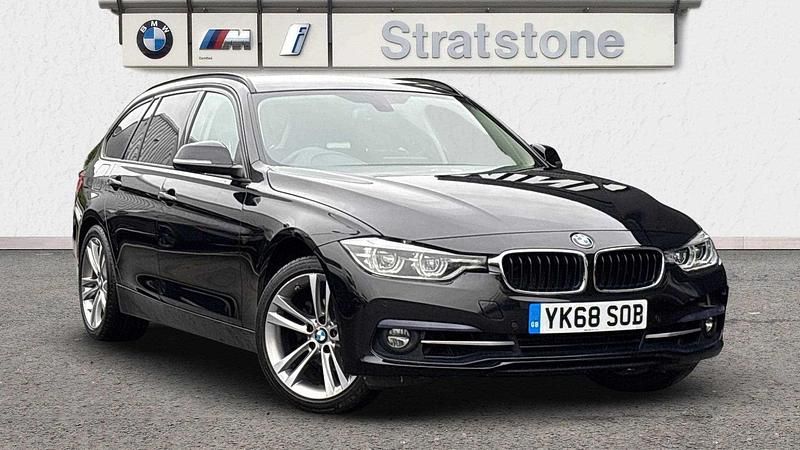 Black Used 2019 BMW 318 Sport Line Estate | £16,950 (A bit pricey) - Image 1/3